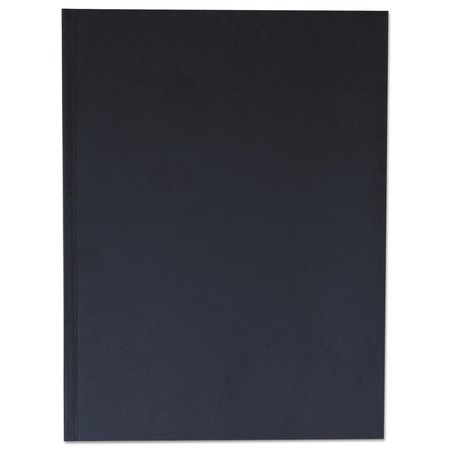 UNIVERSAL Casebound Hardcover Notebook, Wide/Legal, Black, 10.25 x 7.68, 150 Sht UNV66353